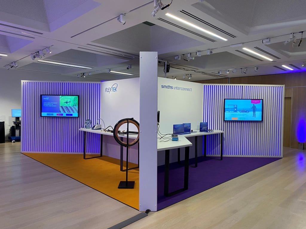 Smiths group brand experience tradeshow and conference at the Science Museum, by event concept, creative event agency and production company london